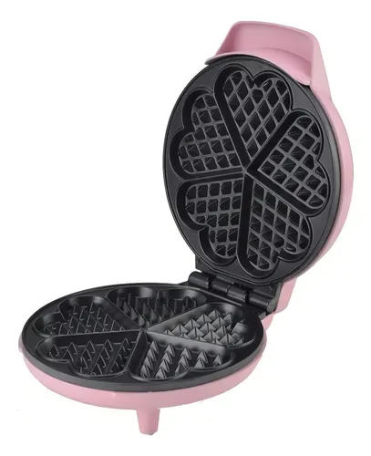 Waflera eléctrica Kassel Waffles KS-WPINK color rosa