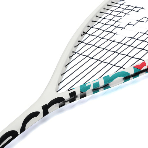 Raqueta de squash blanca Tecnifibre Carboflex 125 X-top