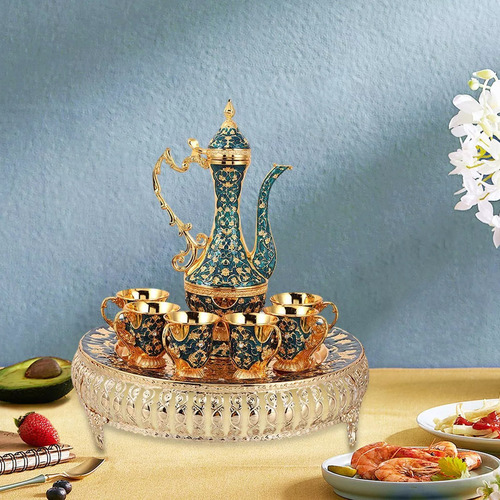 Conjunto De Vinho 8 Peças Turco Vintage De Luxo, Decoração
