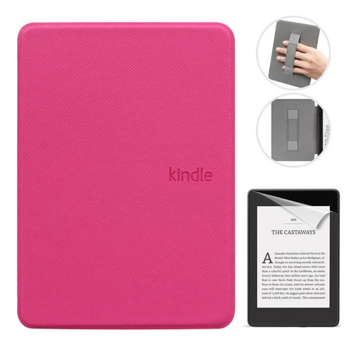 Capa Magnética Com Alça Para Kindle 12 6.0 Rs23cv + Película