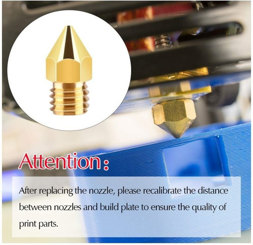Boquilla Nozzle Mk8 0.8mm Hotend 3d Impresora 3d Cmprodemaq
