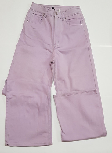 Pantalon Lila Recto Para Adolescentes De H&m