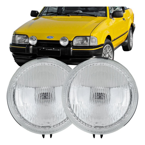 Par Farol Milha Auxiliar Escort Xr3 1982 83 84 À 1992 Vidro