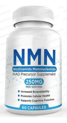 Nmn Precursor Nad 250 Mg 60 Cápsulas