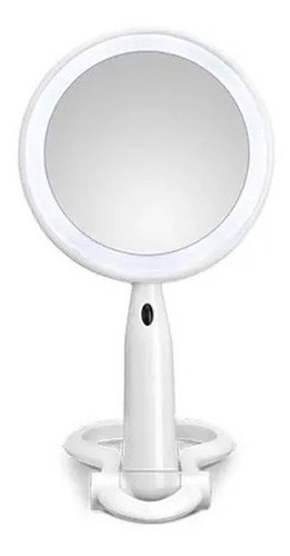 Espejo de mesa con LED, Beauty Reflection, marco Conair, color blanco