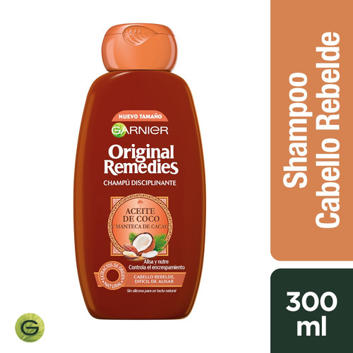 Shampoo Disciplinante Garnier Original Remedies 300ml