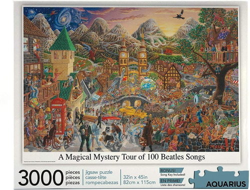 The Beatles- Rompecabezas Magical Tour 100 Songs (3000 Pzas)
