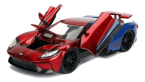Jada Toys Marvel 1:24 2017 Ford Gt - Auto Fundido A Presión