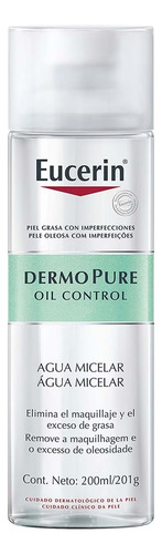 Agua Micelar | Piel Grasa | Eucerin Dermopure | 200ml