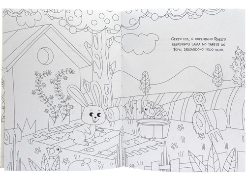 Coleção Infantil 7 Livros De Animais Amiguinhos Para Colorir