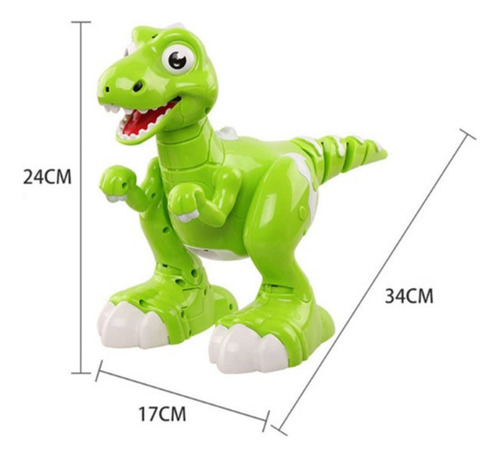 Dinosaurio A Control Remoto Jiabaile Para Niños 3+ Años