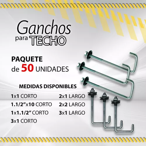 CN Import - Comercializadora - Ganchos para techo de 6x2 Paquete de  100und. $44 Negociables a partir de 5 paquetes 🤝 #cnimport #ofertascn  #ganchosparatecho #paquetes #ganchos #techo #construccion #remodelacion  #caracas #miranda