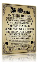 Comprar Cartel Dungeons And Dragons Sebiuo 30x20 Cm Metal Retro