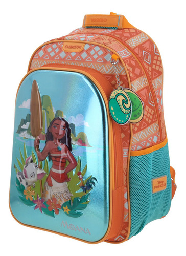 Mochila Grande Escolar Chenson Disney Princesa Moana Pr70745-o Mona