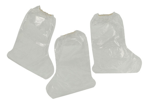 Botas Plásticas Para Limpeza Com Elástico (pct. C/ 20 Unid.)