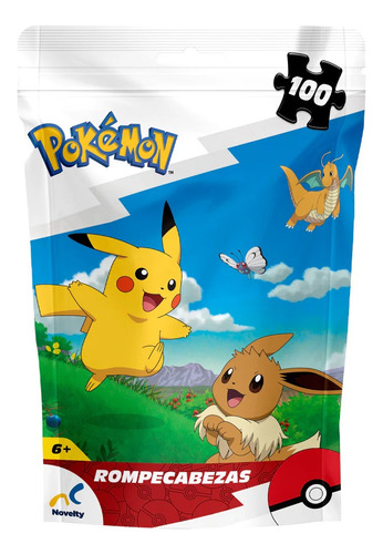 Rompecabezas Pokémon Eevee Bolsa Foil 100 Piezas