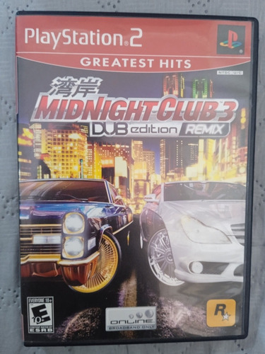 Midnigth Club 3 Dub Edition Remix Ps2 Fisico