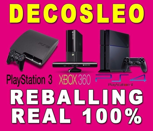 Reballing Luz Azul Ps4 Luz Roja Xbox 360 Ps3 Decosleo