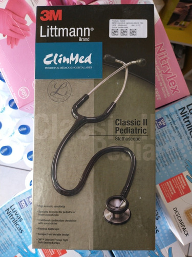 Estetoscopio Littmann Clássic Ii Pediatric Negro