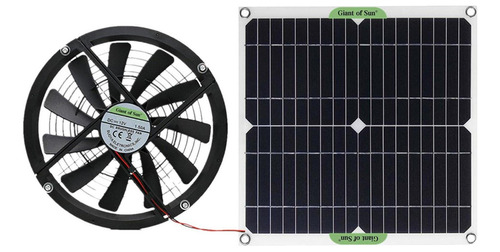 Ventilador De Con Panel De Energía Solar, Mini Ventilador