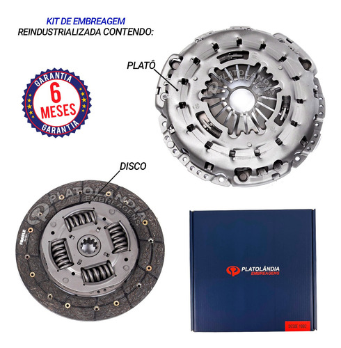 Kit Embreagem S10 Blazer 4.3 V6 2002 2003 2004 2005 Dlx Exec