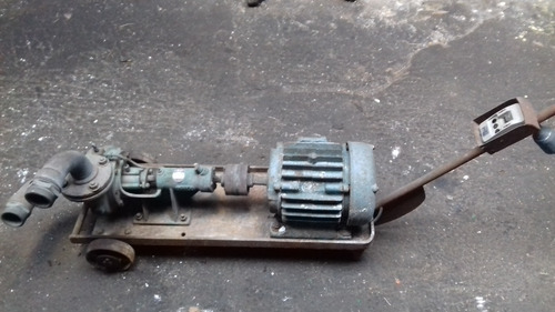 Bomba A Presión Hidráulica P/lavadero C/motor 380 V. C/carro