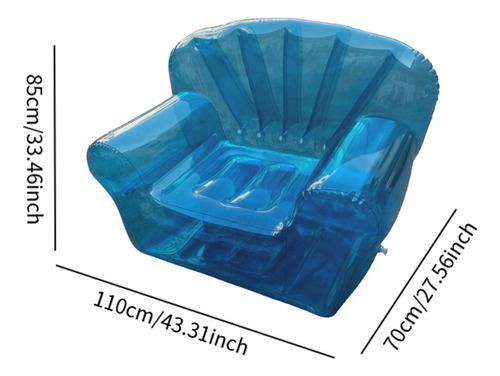 Sofá Inflable Silla Inflable Cómodo Pvc Sofá Sofá