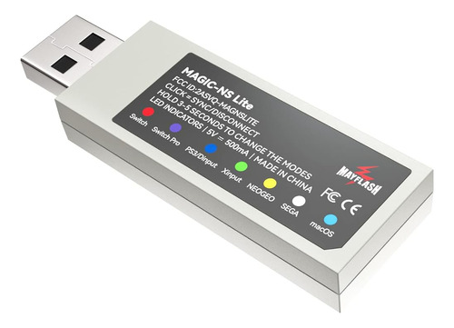 Mayflash Magic-ns Lite Adaptador Usb Bluetooth Inalámbrico P