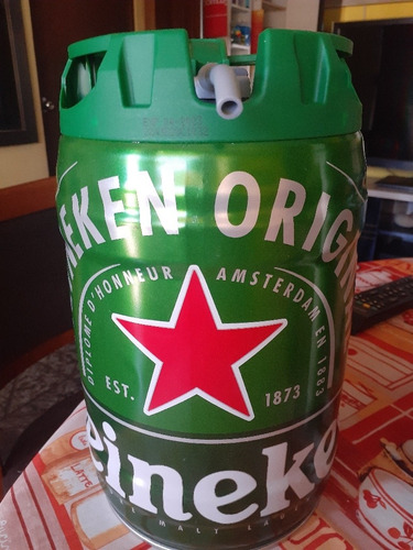 Barril Vacío Cerveza Heineken 5lts (Usado)