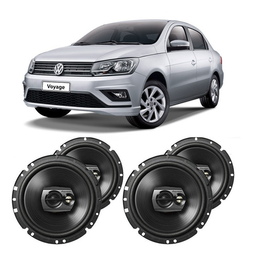 Alto Falante Vw Voyage 2017 A 2023 200w Rms Automotivo