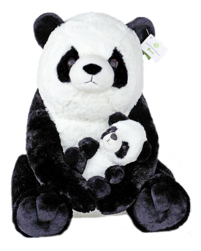 Oso Panda De Felpa Con Beb Panda Gigante De 18 Pulgadas Ded