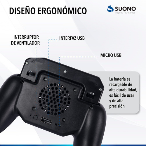 Imagen 7 de 10 de Gamepad Joystick Celular Gamer Con Refrigeración Power Bank
