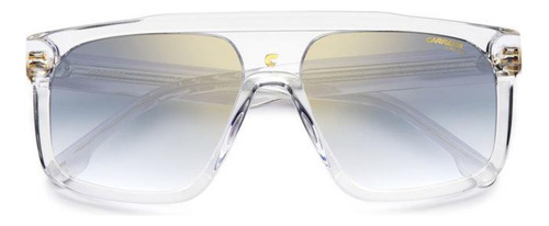 Lentes Solar Carrera 1061/s Colores Unisex Lente Blue Old Degraded Mirror Varilla 900 Crystal Armazón 900 Crystal
