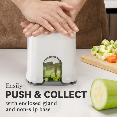 Picador De Verduras Keouke Con 3 Cuchillas Intercambiables Color
