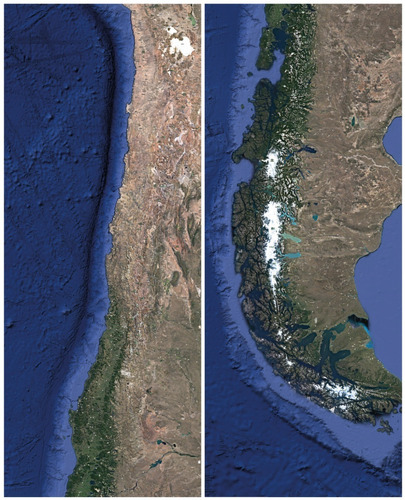 Mapa Físico De Chile 108x133cm Tela Pvc Full Resolución