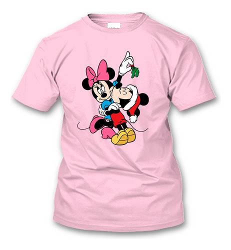 Playera Navidad Mickey Y Minnie Mouse Disney