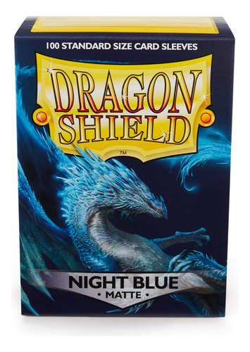 Mangas Arcane Tinmen: Dragon Shield Matte Night Blue (100)