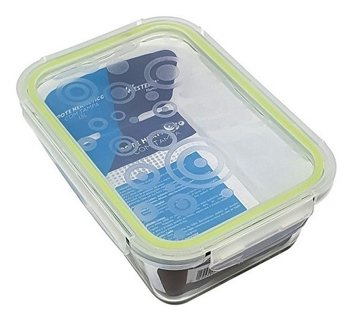 Pote Hermético De Vidro 1,5 Litros Com Tampa - Western