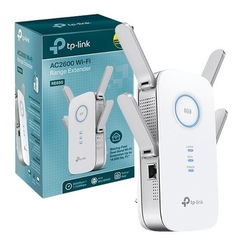Repetidor Expansor Wifi Tplink 2.4 & 5ghz Color Blanco/plata