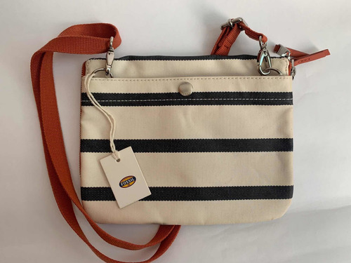 Imagen 1 de 8 de Crossbody Fossil 100 Original Color Azul Marino Y Blanco