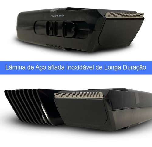 Maquina De Acabamento Barba Depilação Recarregável 110v/220v