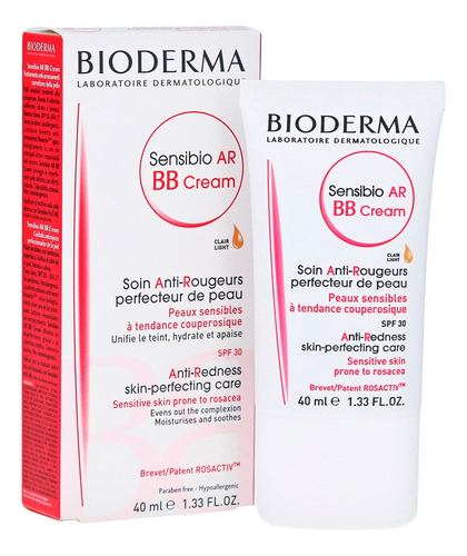 Bioderma Sensibio Ar Bb Cream Spf30 Color Claro 40ml 