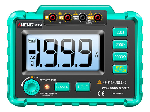 Aneng Mh14 Medidor De Aislamiento Megger Digital High Precis