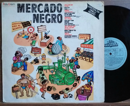 Varios - Mercado Negro - Lp Año 1987 - Disco Funk Soul
