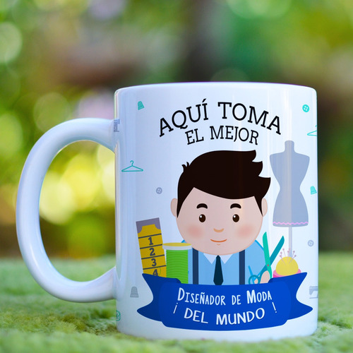 Imagen 3 de 10 de Plantillas Aquí Toma. 140 Profesiones. Para Sublimar Tazas