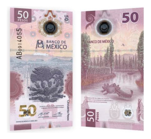 Billetes De Ajolote 50 Mx