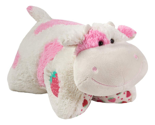 Pillow Pets Juguete De Peluche De Vaca Jumboz Dulce Perfuma.