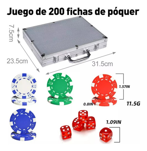 Texas Hold'em Classic Set, 200 Fichas De Póquer