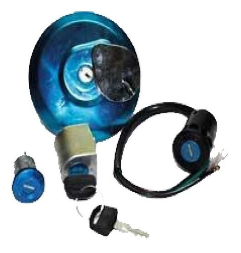 Kit De Cerradura Llave Contacto Titan 2000 Cg 125 Fan Moto46