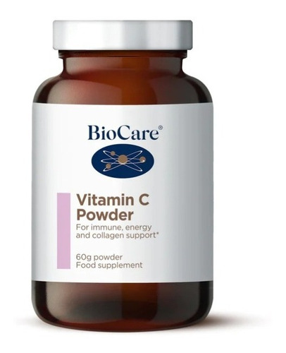 Vitamina C En Polvo 60g Biocare Vegana Y Vegetariana